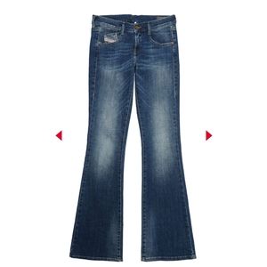 I used to work at Diesel and I bought these, but it's too long.